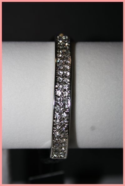 Silver bling bracelet