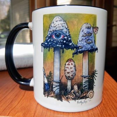 'shaggy ink cap" mug - Thumbnail 1