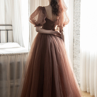 Cute tulle short prom dress cocktail dress - Thumbnail 4