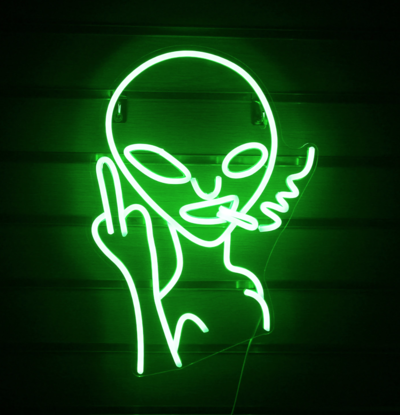 Free Shipping-ALIEN NEON LIGHT