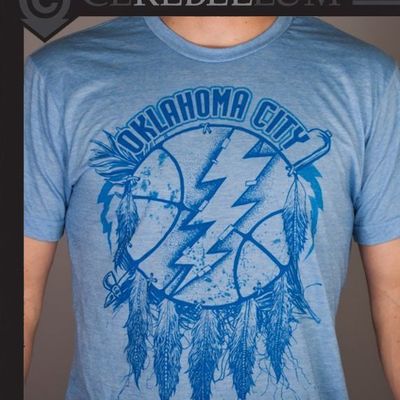 Osage shield thunder - light blue