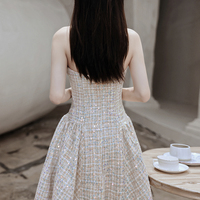 Cute A line short prom dress prty dress - Thumbnail 4