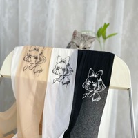 Anime Girl Tattoo Prints Tights Pantyhose Stockings - Thumbnail 4