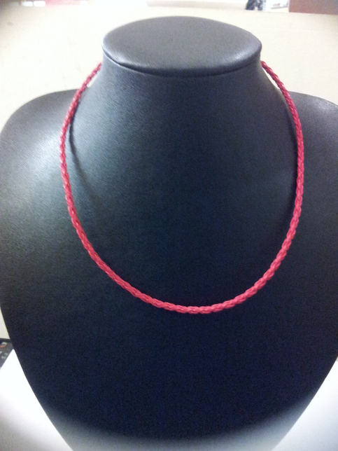 Artifical Leather Mixed Color LOBSTER Clasp 3mm 16" Leather Cord Necklace 3pcs