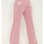 ​Sexy Sweet Girl Pink Heart Pastel High Waist Jeans Pants-3