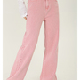 ​Sexy Sweet Girl Pink Heart Pastel High Waist Jeans Pants-3