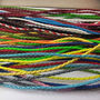 Artifical Leather Mixed Color LOBSTER Clasp 3mm 16" Chain 5pcs - Thumbnail 3