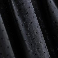 Black tulle long prom dress A line evening dress - Thumbnail 3