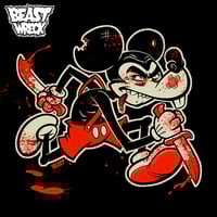 MURDER MOUSE Black T-shirt - Thumbnail 2