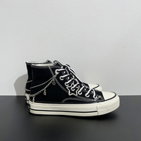 Star Chain Canvas Shoes - Thumbnail 5