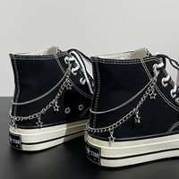 Star Chain Canvas Shoes - Thumbnail 6