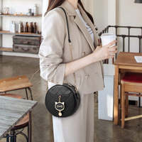 Cute Cat Round Bag - Thumbnail 8