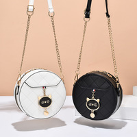Cute Cat Round Bag - Thumbnail 6