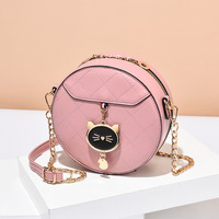 Cute Cat Round Bag - Thumbnail 2