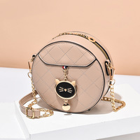 Cute Cat Round Bag - Thumbnail 4