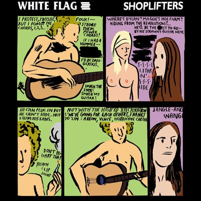  rgf-021 white flag/shoplifters slpit 7"
