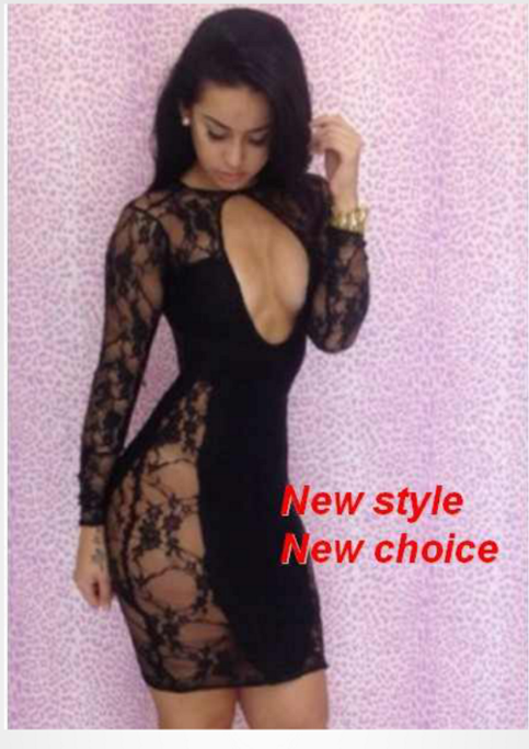 Black Lace Dress