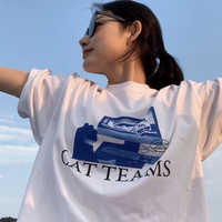 CAT TEAMS COMPUTER T SHIRT - Thumbnail 1