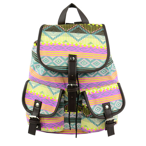 Aztec Pattern Backpack/Purse