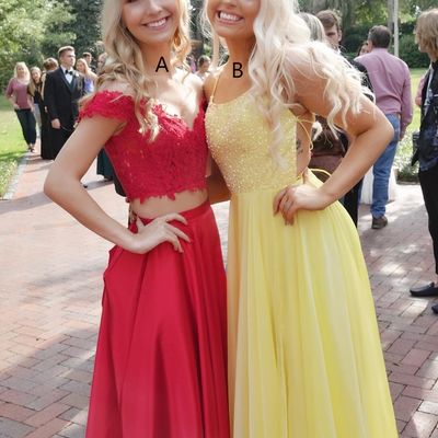 Sp2077,charming red/yellow appliques prom dress,elegant a line homecoming dress,sheath prom dresses