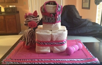 Diva Doggy Diaper Cake