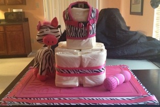 Doggy Diaper Cake