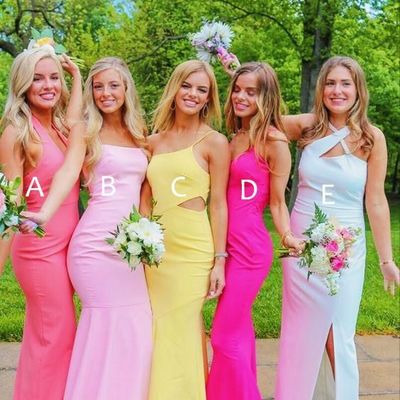 Sp2084,simple mermaid prom dress,satin evening dresses,long formal gown