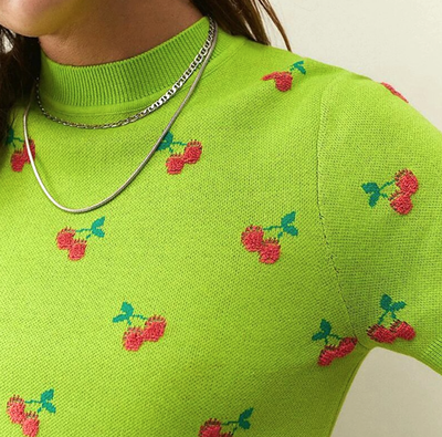 CHERRY GREEN TOP