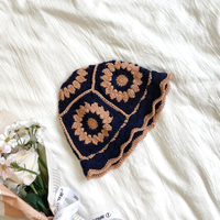 CROCHET FLORAL HAT - Thumbnail 4