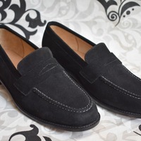 Decent Style Black Moccasin Slips On Loafer Casual Wear Shoes - Thumbnail 1