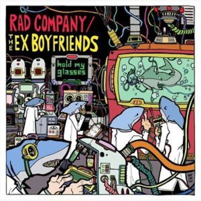 Rgf-002 the ex-boyfriends/rad company "hold my glasses" split lp