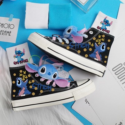 Cartoon stitchy handpainted shoes  - 3colors