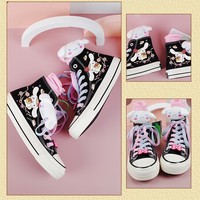 Cartoon Cinnamoroall Handpainted Shoes  - 2colors - Thumbnail 4