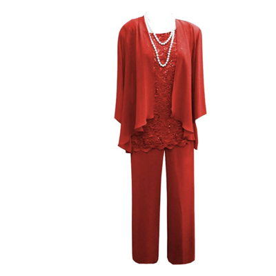 3 piece mother of the bride dresses pantsuits - Thumbnail 1