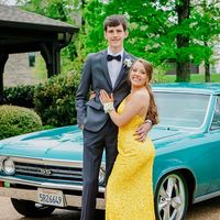 One Shoulder Yellow Sequins Long Formal Dress,1390 - Thumbnail 1