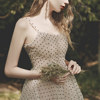 Champagne tulle short prom dress homecoming dress - Thumbnail 5