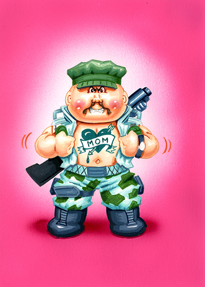 Gung HOGAN / NOAH Regerts  Final Art - G.I. Jokes Series 3 2022