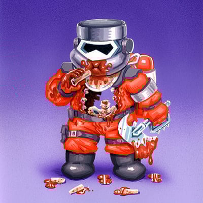 Bobby q. / baby bach ribs final art - g.i. jokes series 3 2022 - Thumbnail 3