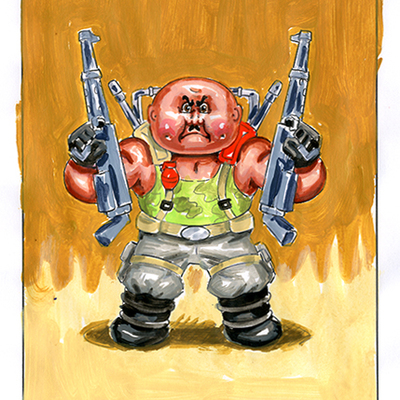 Rod block / machine gunther color rough - g.i. jokes series 3 2022
