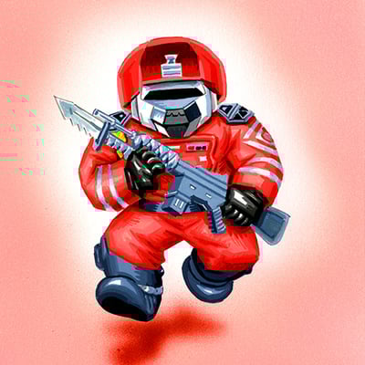 Crim sonny / guardin' martin final art - g.i. jokes series 3 2022