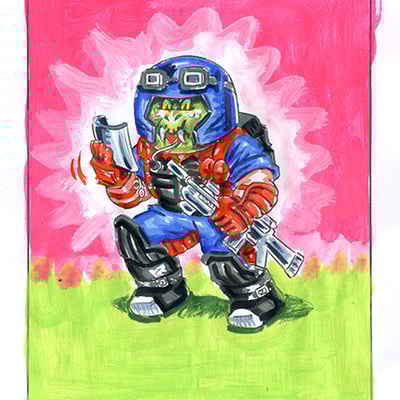 Vipe perry / in fran try color rough - g.i. jokes series 3 2022