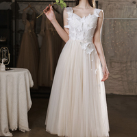 Cute tulle lace short prom dress homecoming dress - Thumbnail 3