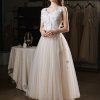 Cute tulle lace short prom dress homecoming dress - Thumbnail 6