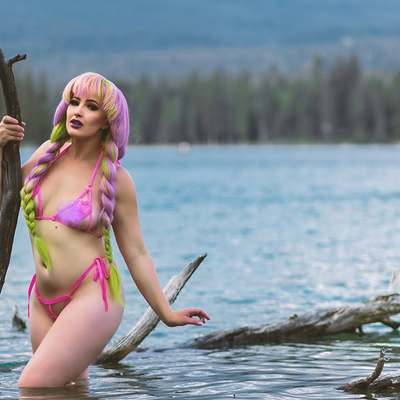 Watermelon braids - bikini