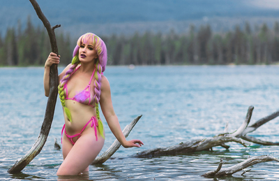 Watermelon Braids - Bikini