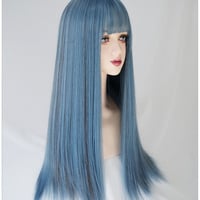 Blue-brown highlight JK wigs - Thumbnail 4
