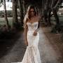 Stunning Mermaid Sweetheart Tulle Wedding Dresses with Appliques-1