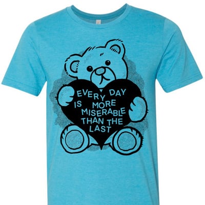 Miserable bear t-shirt  