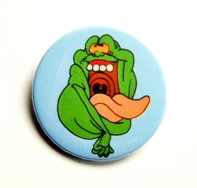 Slimer - Ghostbusters - pinback button, magnet or clip 1.5 Inch (38mm)