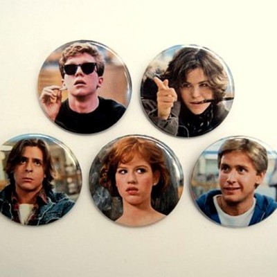 The breakfast club - pinback button, magnet or clip 1.5 inch (38mm)